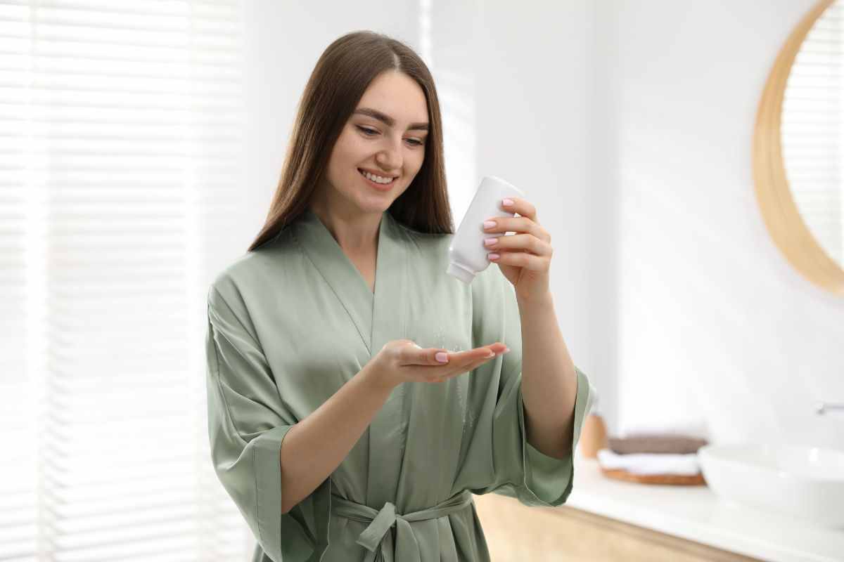 shampoo secco d'emergenza: usa la cipria