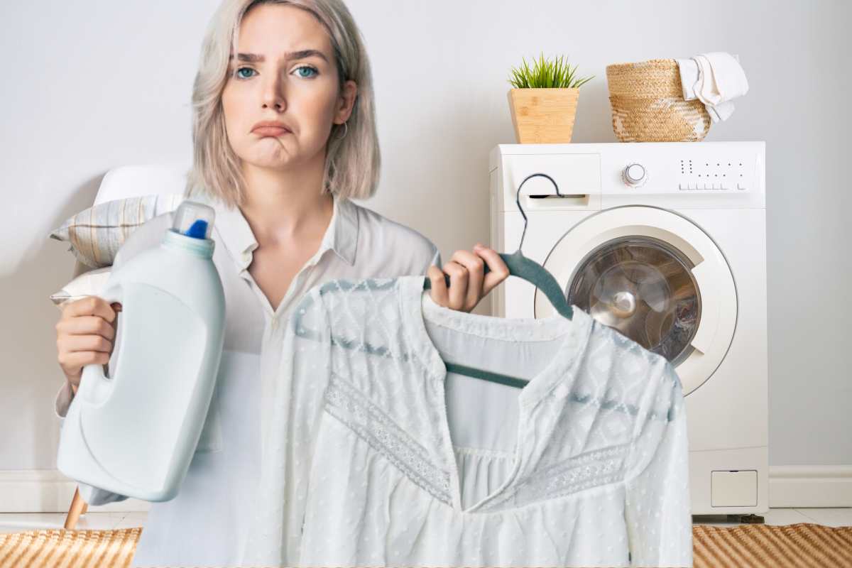 Biancheria ingiallita